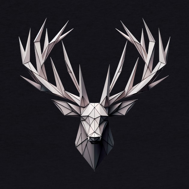 Geometric deer horns by yum72